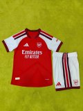 Arsenal Home  KIds  Player 1:1 Quality Soccer Jersey   26-27