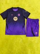 Barcelona Third Away Kids  Player 1:1 Quality Soccer Jersey  26-27