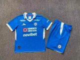 Cruz Azul  Home  Kids  Fans 1:1 Quality Soccer Jersey 26-27