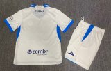 Cruz Azul  Away Kids  Fans 1:1 Quality Soccer Jersey 26-27