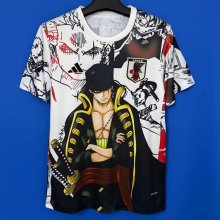 Japan Special Edition ( One Piece's Roronoa Zoro ) Fans 1:1 Quality Soccer Jersey  26-27