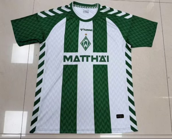 SV Werder Bremen Home Fans 1:1 Quality Soccer Jersey  26-27