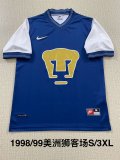 Retro Pumas  Home 1:1 Quality Soccer Jersey   1998-1999