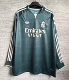 Real Madrid  Away  Long Sleeve Fans 1:1 Quality Soccer Jersey  26-27 ( S-5XL )