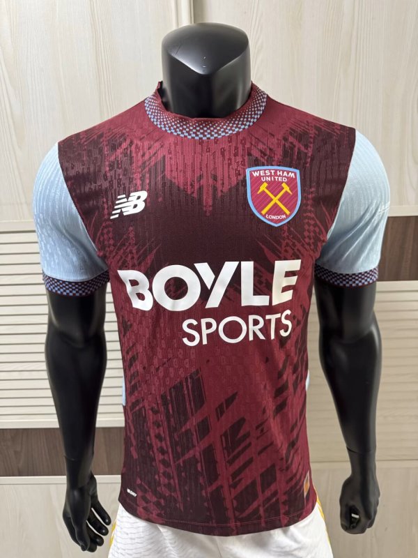 West Ham United Home Player 1:1 Quality Soccer Jersey 26-27