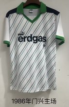 Retro Monchengladbach  Home   Fans 1:1 Quality Soccer Jersey 1986
