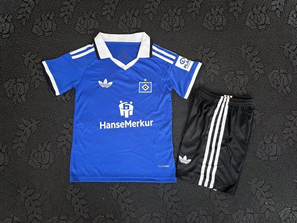 Hamburger SV  Away Kids  Fans 1:1 Quality Soccer Jersey  26-27