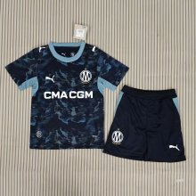 Marseille  Away Kids  1:1 Quality Soccer Jersey  26-27