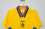 Retro Sweden Home 1:1 Quality Soccer Jersey   1994