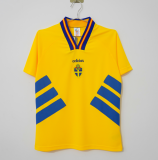 Retro Sweden Home 1:1 Quality Soccer Jersey   1994