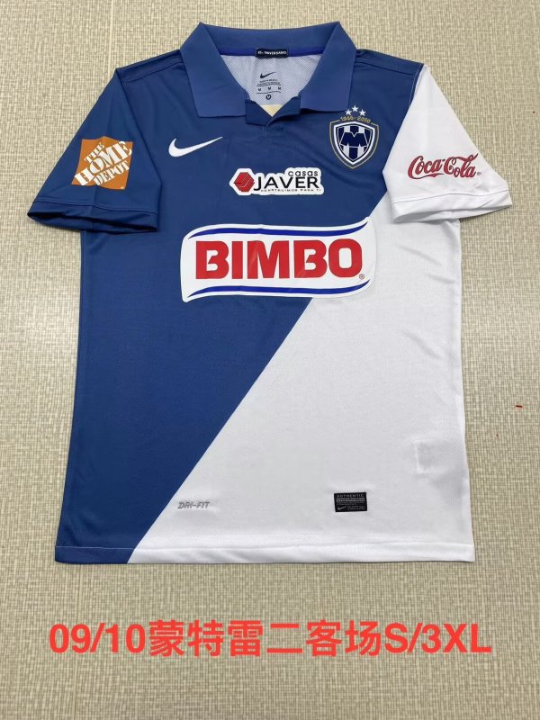 Retro Monterrey Third Away 1:1 Quality Soccer Jersey  2009-2010