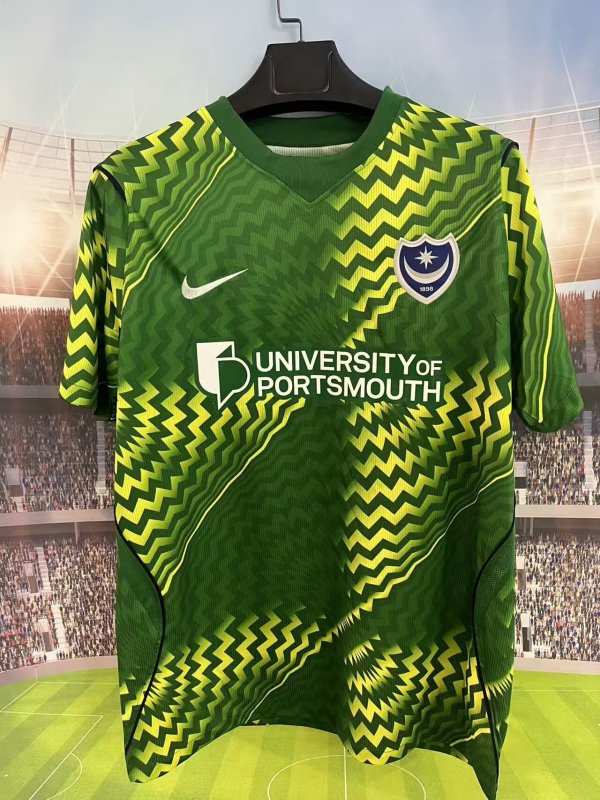 Portsmouth Goalkeeper  Fans  1:1 Quality Soccer Jersey 26-27