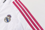 Real Madrid Windbreaker waterproof  White 1:1 Quality Soccer Jersey 26-27