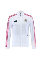 Real Madrid Windbreaker waterproof  White 1:1 Quality Soccer Jersey 26-27
