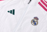 Real Madrid Windbreaker waterproof  White 1:1 Quality Soccer Jersey 26-27