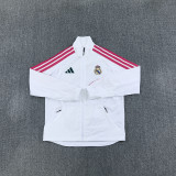 Real Madrid Windbreaker waterproof  White 1:1 Quality Soccer Jersey 26-27