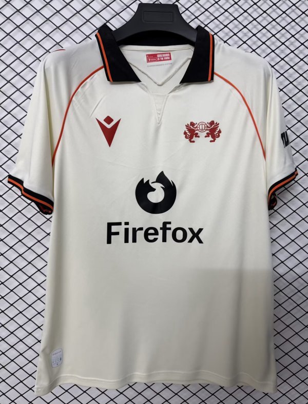 Wrexham  Third Away Fans  1:1 Quality Soccer Jersey 26-27