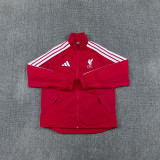 Liverpool  Windbreaker waterproof  Red 1:1 Quality Soccer Jersey 26-27