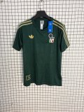 italy  Adidas Clover T-shirt Green 1:1 Quality Soccer Jersey  26-27