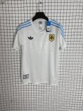 Argentina  Adidas Clover T-shirt White 1:1 Quality Soccer Jersey  26-27