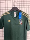 italy  Adidas Clover T-shirt Green 1:1 Quality Soccer Jersey  26-27