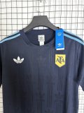 Argentina  Adidas Clover T-shirt Blue 1:1 Quality Soccer Jersey  26-27