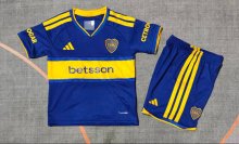 Boca Juniors Home Kids  Fans 1:1 Quality Soccer Jersey  26-27