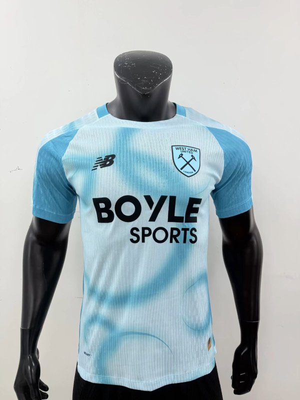 West Ham United Third  Away Player 1:1 Quality Soccer Jersey 26-27