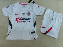 Chivas (Guadalajara )  Away Kids   1:1 Quality Soccer Jersey  26-27