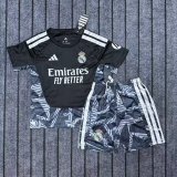 Real Madrid Goalkeeper Fans Kids 1:1 Quality Soccer Jersey  26-27