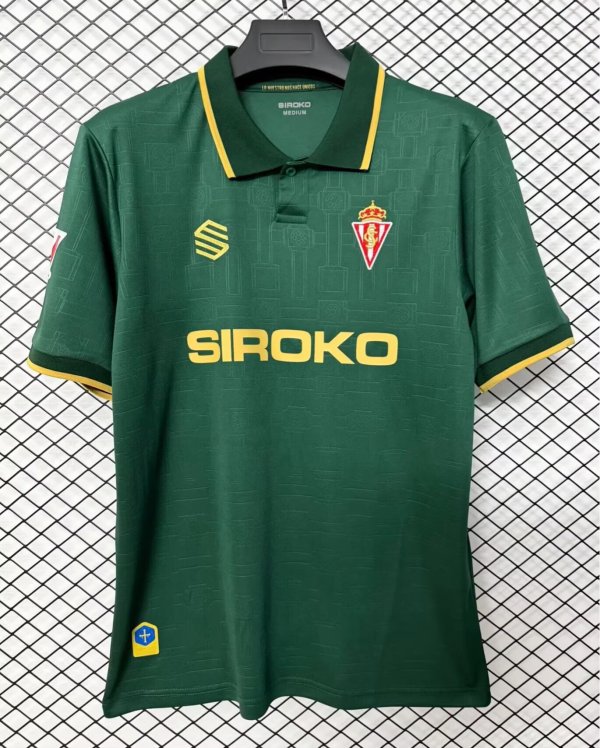 Sporting Gijon Away Fans 1:1 Quality Soccer Jersey  26-27