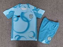 West Ham Third away kids  1:1 Quality Soccer Jersey 26-27