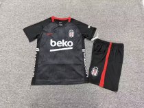 Besiktas JK  Away Kids  Fans    1:1 Quality Soccer Jersey 26-27