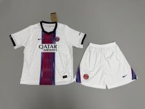 PSG Paris Away Player  Kids 1:1 Quality Soccer Jersey 26-27 (2 star)