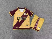 Rayo Vallecano Third Away Kids 1:1 Quality Soccer Jersey  26-27