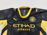 Manchester City Kids  Away Player 1:1 Quality Soccer Jersey 26-27