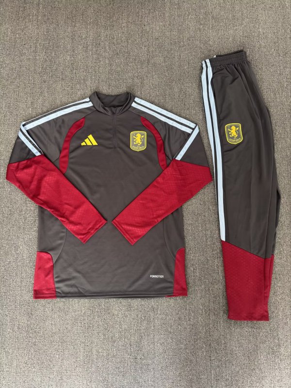 Aston Villa Training Tracksuit Grey (Kids And Man 10-2XL)  1:1  26-27