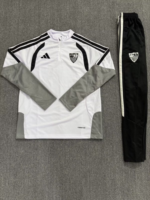 Sevilla Training Tracksuit White (Kids And Man 10-2XL)  1:1  26-27