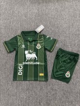 Racing Santander Away Kids Fans  1:1 Quality Soccer Jersey   26-27