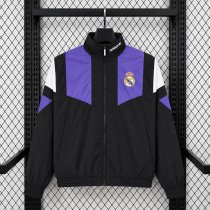 Real Madrid Windbreaker Black 1:1 Quality Soccer Jersey 26-27