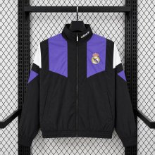 Real Madrid Windbreaker Black 1:1 Quality Soccer Jersey 26-27