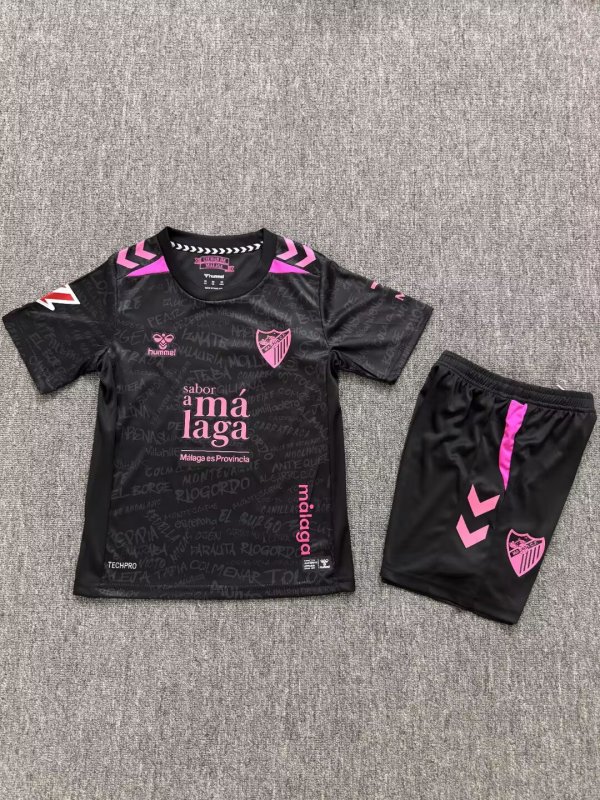 Malaga Third  away kids  1:1 Quality Soccer Jersey  26-27