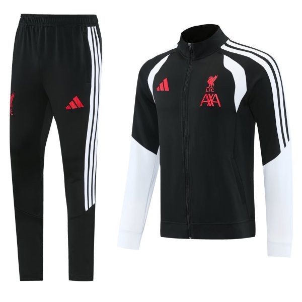 Liverpool Jacket  Tracksuit  Black 1:1 Quality Jacket Jersey  26-27