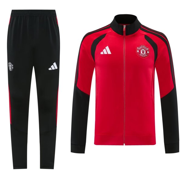 Manchester United  Jacket  Tracksuit  Red 1:1 Quality Jacket Jersey  26-27