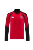 Manchester United  Jacket  Tracksuit  Red 1:1 Quality Jacket Jersey  26-27