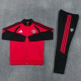 Manchester United  Jacket  Tracksuit  Red 1:1 Quality Jacket Jersey  26-27