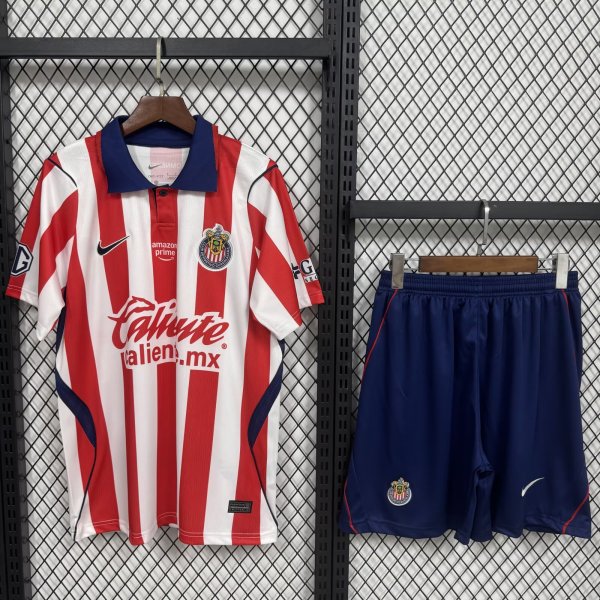 Chivas (Guadalajara ) Home Sets Fans 1:1 Quality Soccer Jersey  26-27