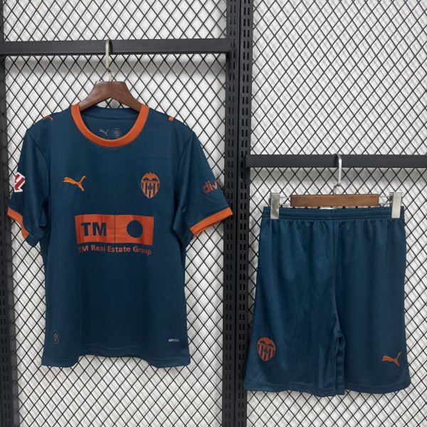 Valencia Away Kids  1:1 Quality Soccer Jersey  26-27