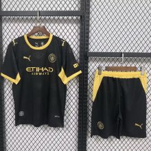 Manchester City Away With pants Sets  Fans 1:1 Quality Soccer Jersey 26-27