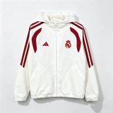 Real Madrid Windbreaker White 1:1 Quality Soccer Jersey 26-27